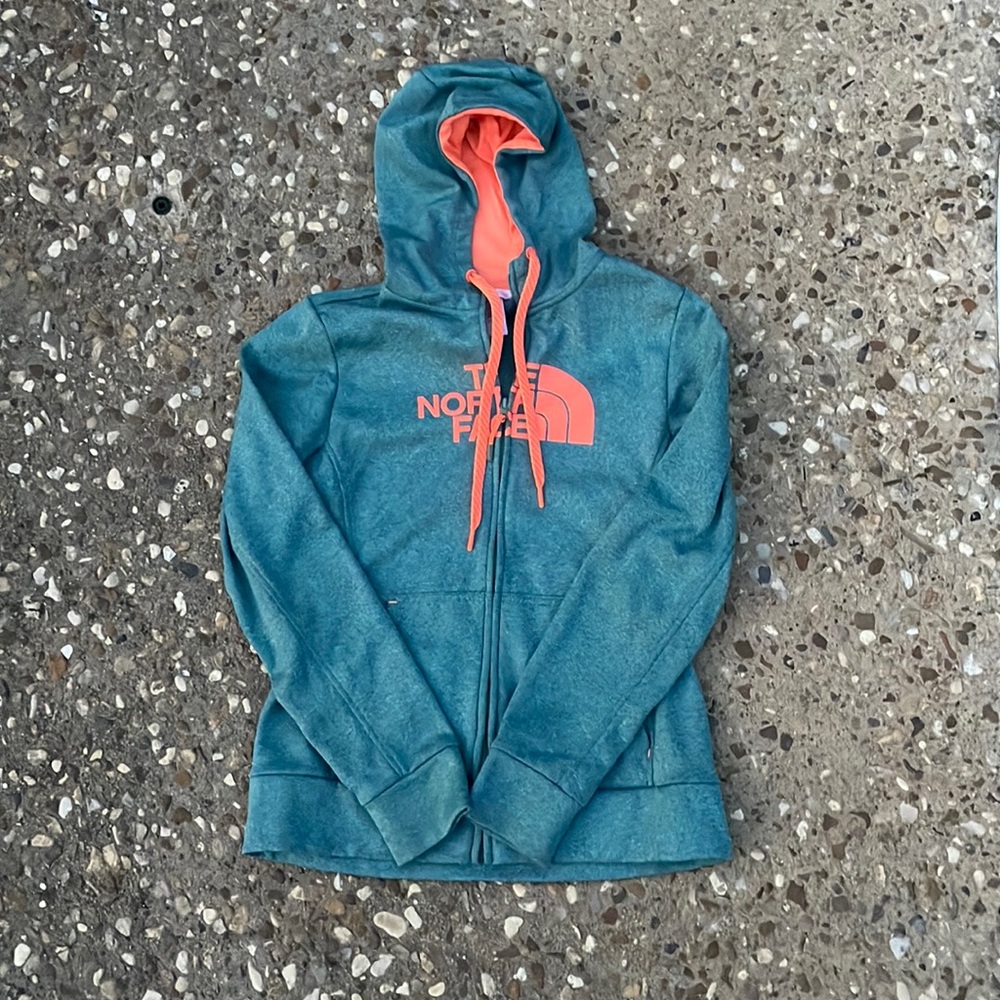 North face zip up jacket